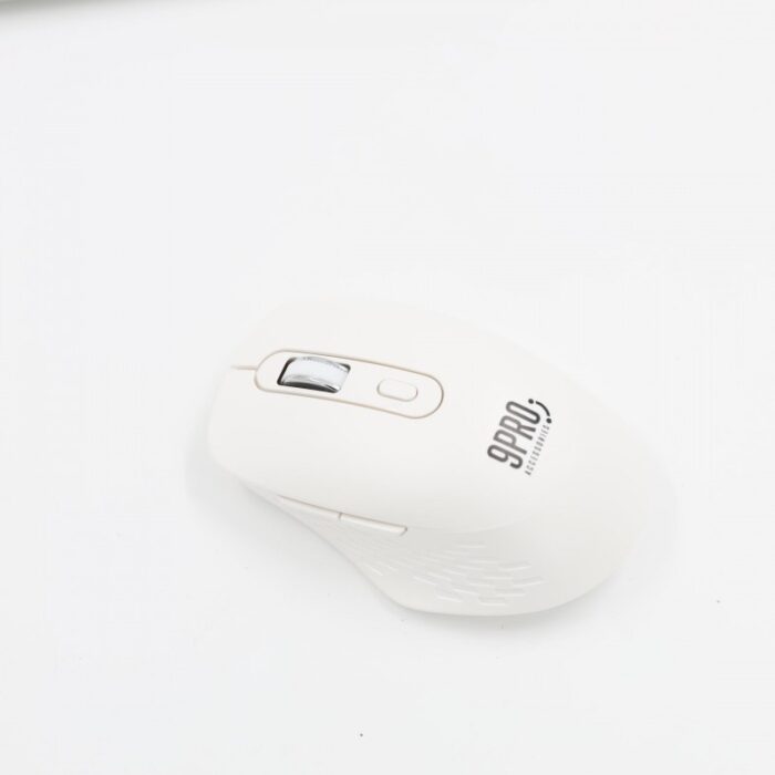 ⁦طقم ماوس لاسلكي مع كيبورد يعمل بالشحن من 9 برو لون ابيض⁩ - الصورة ⁦9⁩