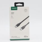 ⁦كابل type c to type c UGREEN لون اسود⁩ - الصورة ⁦2⁩