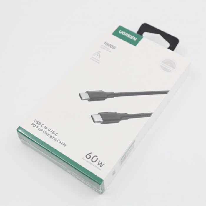 ⁦كابل type c to type c UGREEN لون اسود⁩ - الصورة ⁦4⁩