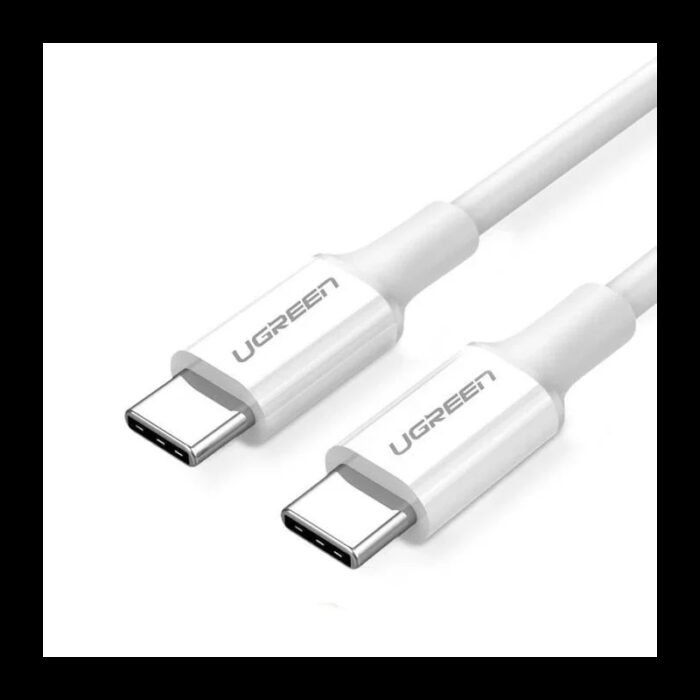 ⁦كابل type c to type c UGREEN لون ابيض⁩ - الصورة ⁦7⁩
