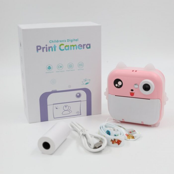 ⁦كاميرا للطباعه الفورية لون زهري⁩ - الصورة ⁦2⁩