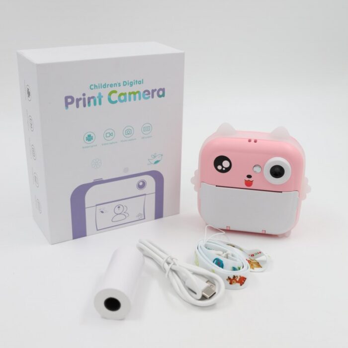 ⁦كاميرا للطباعه الفورية لون زهري⁩ - الصورة ⁦3⁩