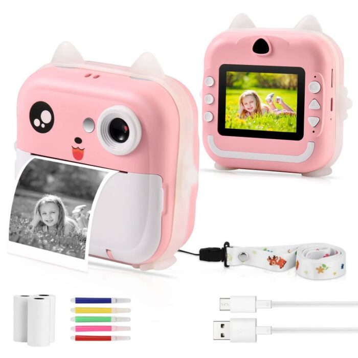 ⁦كاميرا للطباعه الفورية لون زهري⁩ - الصورة ⁦10⁩