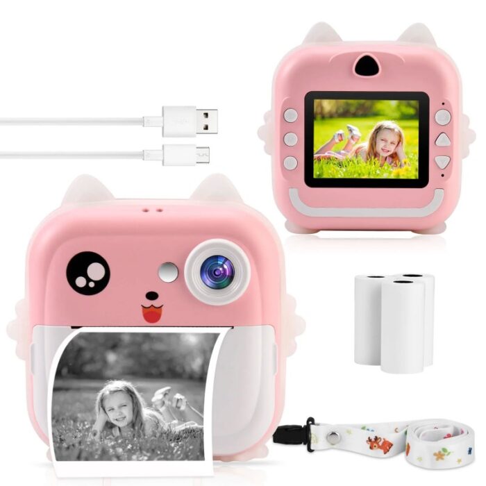 ⁦كاميرا للطباعه الفورية لون زهري⁩ - الصورة ⁦14⁩