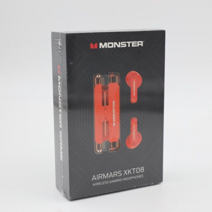 ⁦سماعات اذن لاسلكي برتقاليTWS MONSTER XKT08⁩ - الصورة ⁦3⁩
