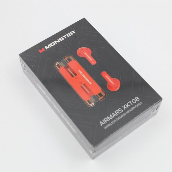 ⁦سماعات اذن لاسلكي برتقاليTWS MONSTER XKT08⁩ - الصورة ⁦6⁩