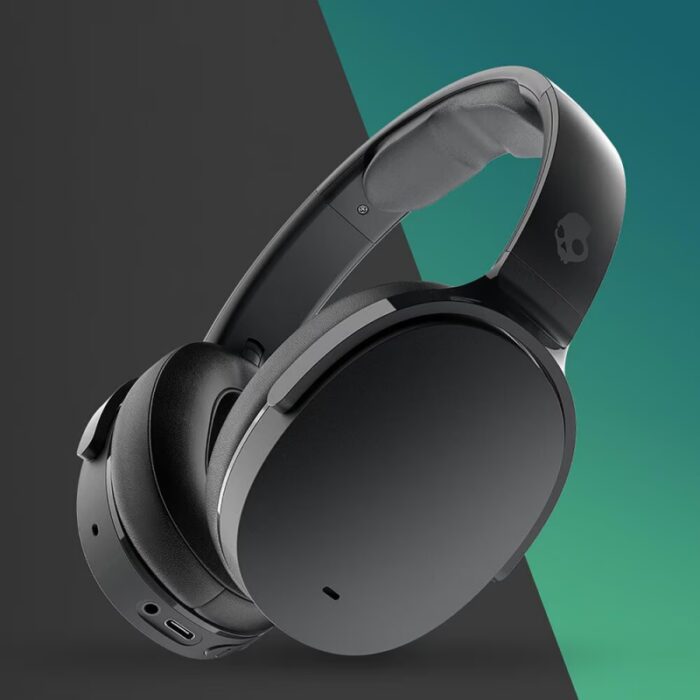 ⁦سماعات رأس لاسلكية من سكل كاندي لون اسود-Skullcandy Hesh ANC Noise Canceling Wireless Headphones in True Black⁩ - الصورة ⁦6⁩