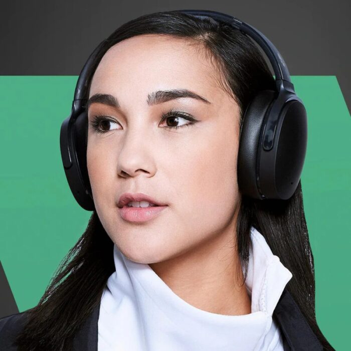 ⁦سماعات رأس لاسلكية من سكل كاندي لون اسود-Skullcandy Hesh ANC Noise Canceling Wireless Headphones in True Black⁩ - الصورة ⁦9⁩