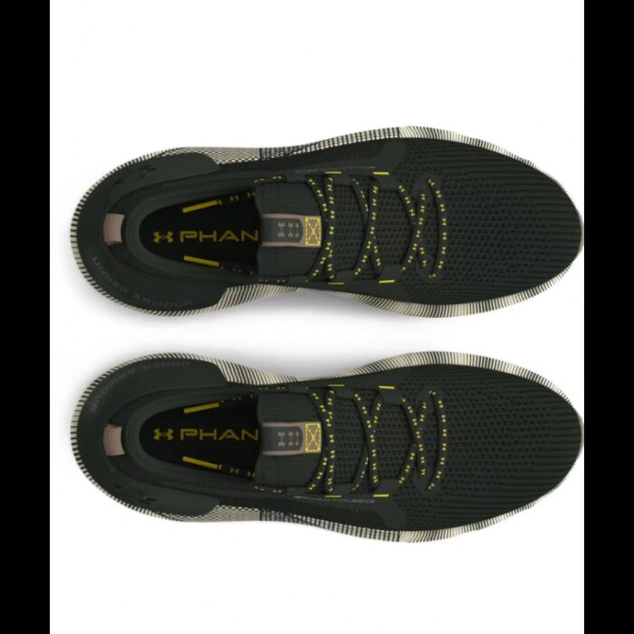 ⁦Under Under Men's HOVR Phantom 3 SE LTD Shoes حذاء اندر ارمور هوفر فانتوم 3 للرجال لون زيتي⁩ - الصورة ⁦4⁩