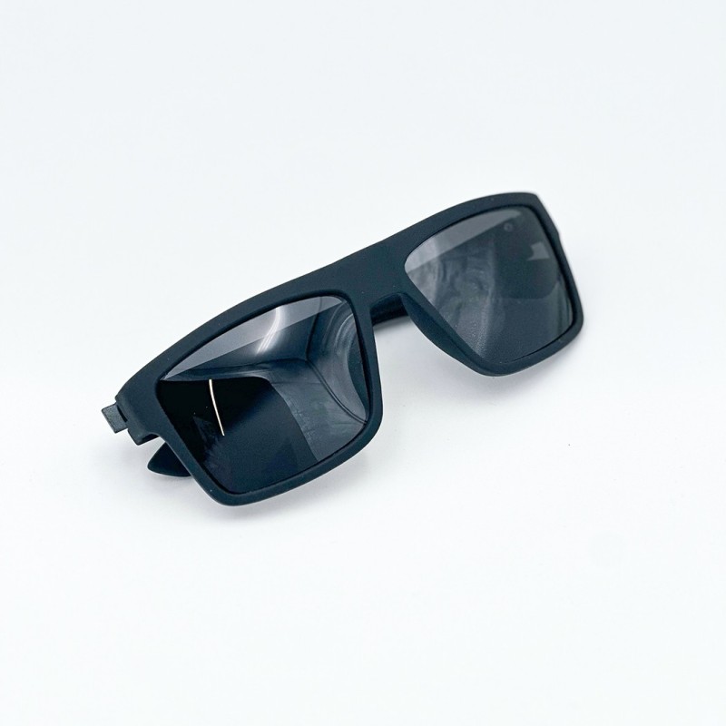 ⁦نظارة شمسية للرجال لون أسود⁩ - الصورة ⁦1⁩