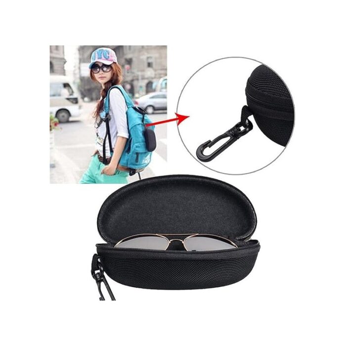 ⁦علبة نظارة شمسية لون أسود⁩ - الصورة ⁦3⁩