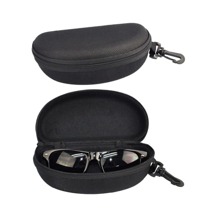 ⁦علبة نظارة شمسية لون أسود⁩ - الصورة ⁦5⁩