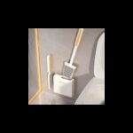 ⁦طقم فراشي تنظيف الحمامات لون أبيض⁩ - الصورة ⁦2⁩