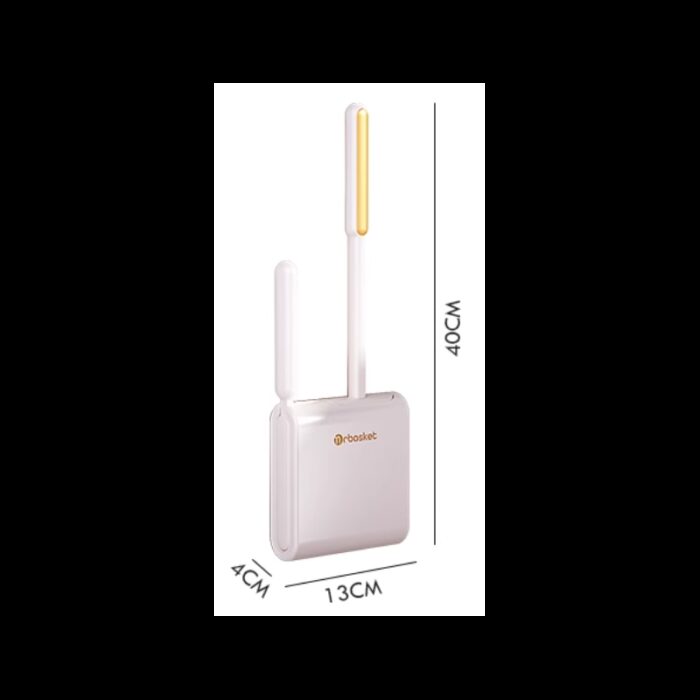 ⁦طقم فراشي تنظيف الحمامات لون أبيض⁩ - الصورة ⁦3⁩