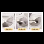 ⁦طقم فراشي تنظيف الحمامات لون أبيض⁩ - الصورة ⁦4⁩