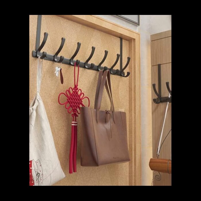 ⁦علاقة علوية للأبواب 16 تعليقة حجم 54×20 سم لون رمادي⁩ - الصورة ⁦1⁩