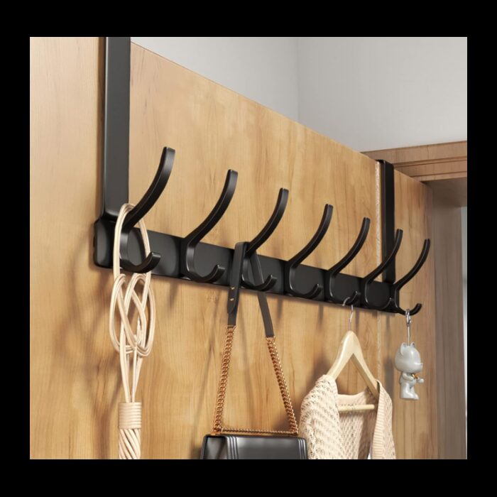 ⁦علاقة علوية للأبواب 16 تعليقة حجم 54×20 سم لون رمادي⁩ - الصورة ⁦2⁩