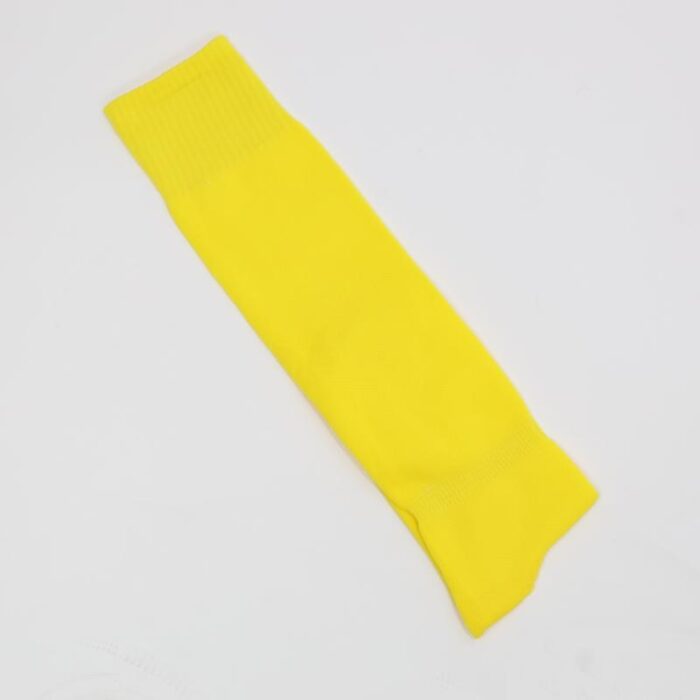 ⁦جوارب كرة قدم رياضية طويلة للشباب لون أصفر⁩ - الصورة ⁦6⁩