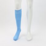 ⁦جوارب كرة قدم رياضية طويلة للشباب لون أزرق فاتح⁩ - الصورة ⁦3⁩