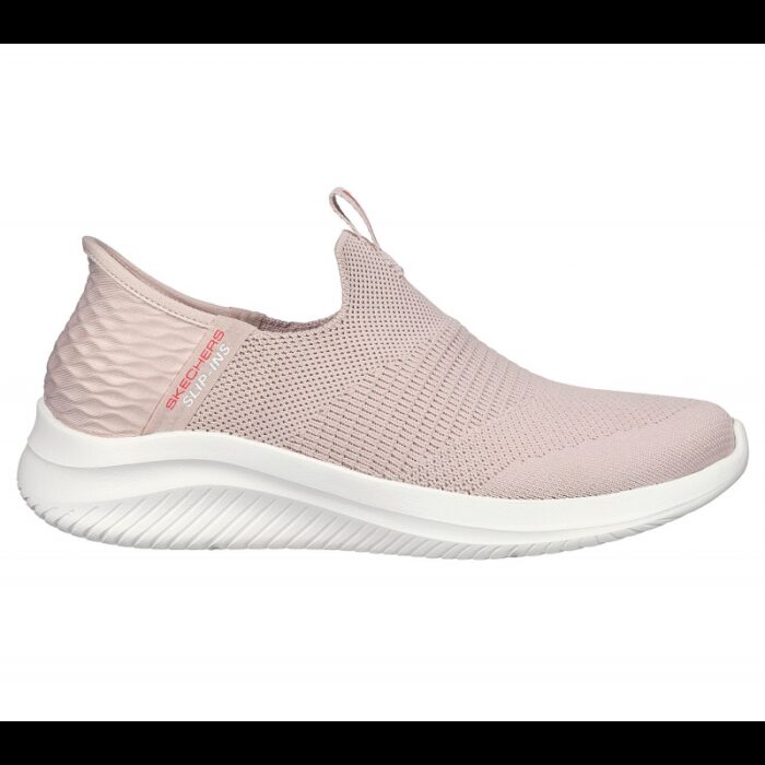 ⁦حذاء سكيتشرز سليب انس: ألترا فليكس 3.0 كوزي ستريك للنساء لون زهري ونعل أبيض- Skechers Women's Slip-Ins: Ultra Flex 3.0 - Cozy Streak⁩ - الصورة ⁦2⁩