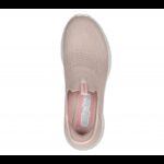 ⁦حذاء سكيتشرز سليب انس: ألترا فليكس 3.0 كوزي ستريك للنساء لون زهري ونعل أبيض- Skechers Women's Slip-Ins: Ultra Flex 3.0 - Cozy Streak⁩ - الصورة ⁦3⁩
