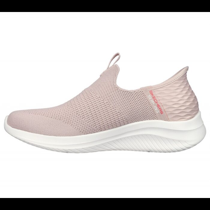 ⁦حذاء سكيتشرز سليب انس: ألترا فليكس 3.0 كوزي ستريك للنساء لون زهري ونعل أبيض- Skechers Women's Slip-Ins: Ultra Flex 3.0 - Cozy Streak⁩ - الصورة ⁦5⁩