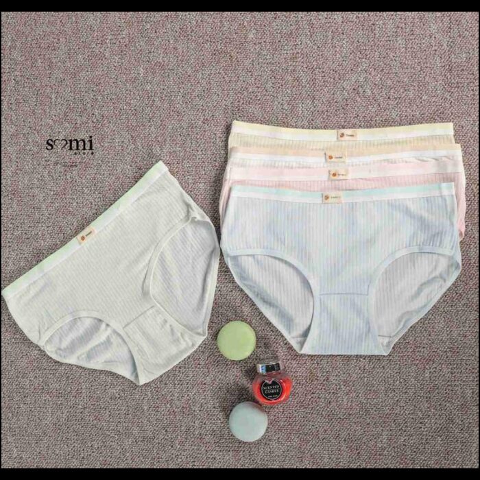 103374702_67dc61b346af1 طقم داخلي خصر عالي (5 قطع) للنساء ألوان مختلفة - الصورة 1