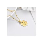 ⁦سلسال بتصميم ورده مع طابات ذهبي⁩ - الصورة ⁦4⁩