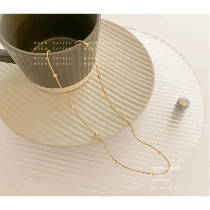 103374782_67dc6220d1ab8 سلسال ذهبي بتصميم كرات صغيرة - الصورة 1