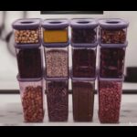 منظم بقوليات 12 قطعة مع ليبل بهارات