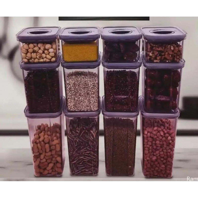 ⁦منظم بقوليات 12 قطعة مع ليبل بهارات⁩ - الصورة ⁦1⁩