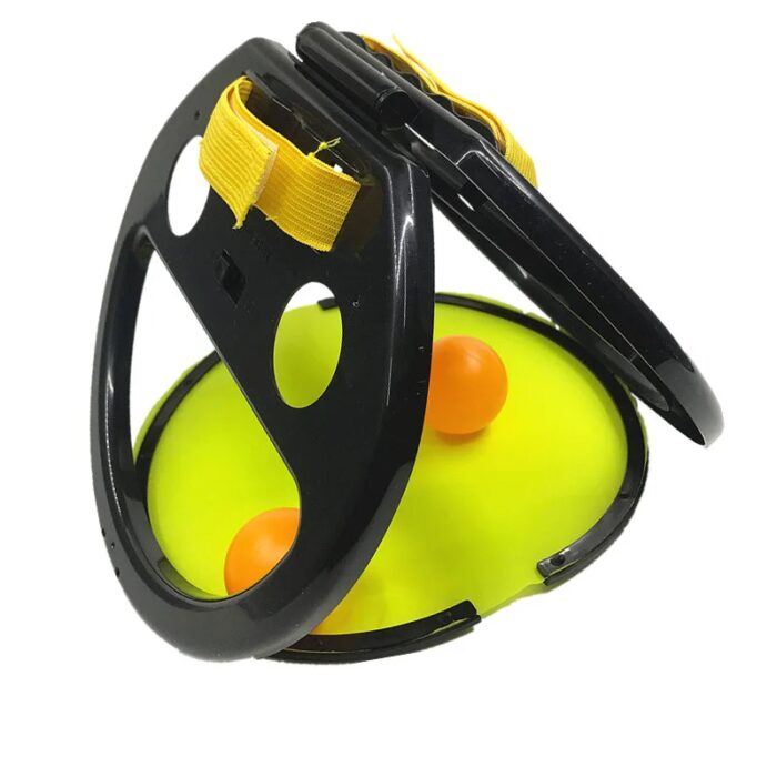 ⁦لعبة المضرب زوج من المضارب مع طابتين⁩ - الصورة ⁦5⁩