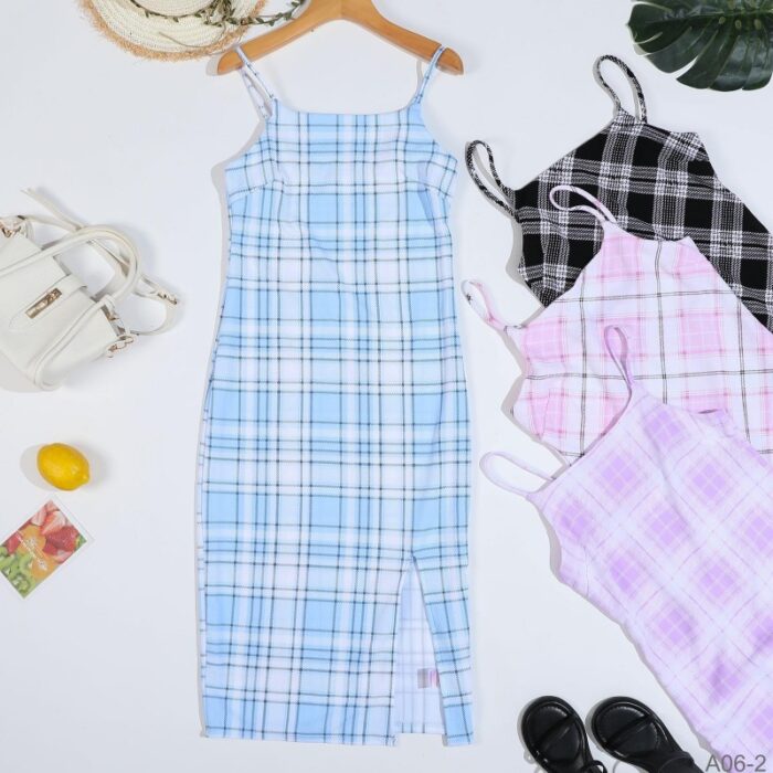 103374857_67dc62a707255 فستان بيتي للنساء لون أزرق - الصورة 1