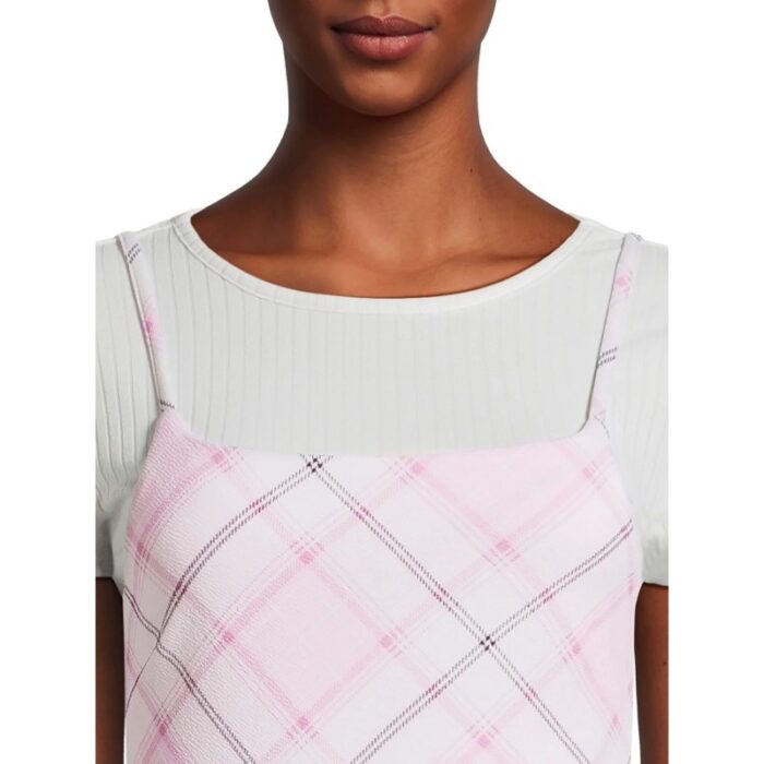 103374859_67dc62b26dbf0 فستان بيتي للنساء لون زهري - الصورة 1