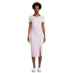 ⁦فستان بيتي للنساء لون زهري⁩ - الصورة ⁦3⁩