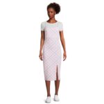 ⁦فستان بيتي للنساء لون زهري⁩ - الصورة ⁦4⁩