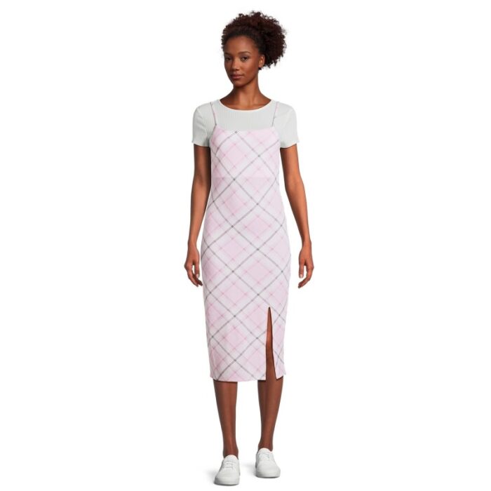 ⁦فستان بيتي للنساء لون زهري⁩ - الصورة ⁦4⁩