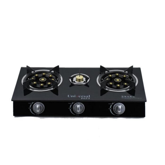 103374922_67dc62f5b42de طباخ غاز 3 عيون زجاج راس نحاس من يونيفيرسال - الصورة 1