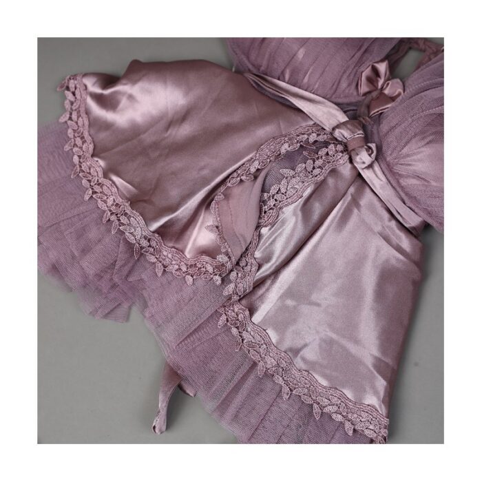 ⁦طقم لانجري قطعتين لون بنفسجي One Size⁩ - الصورة ⁦2⁩