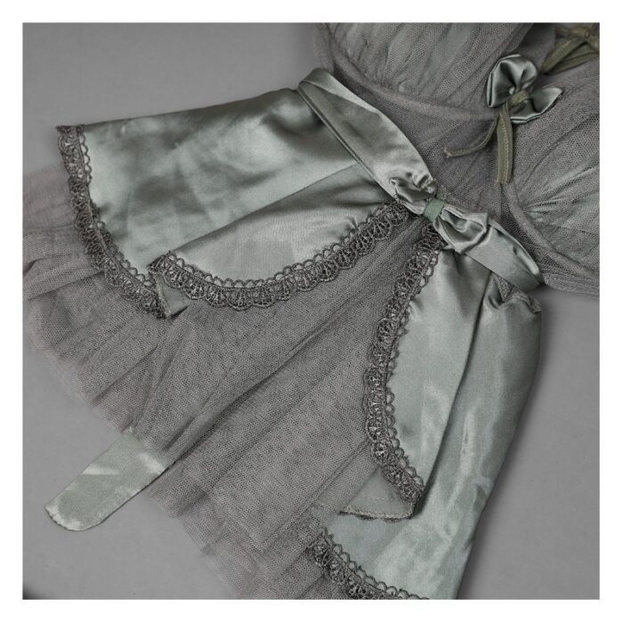 ⁦طقم لانجري قطعتين لون زيتي One Size⁩ - الصورة ⁦3⁩