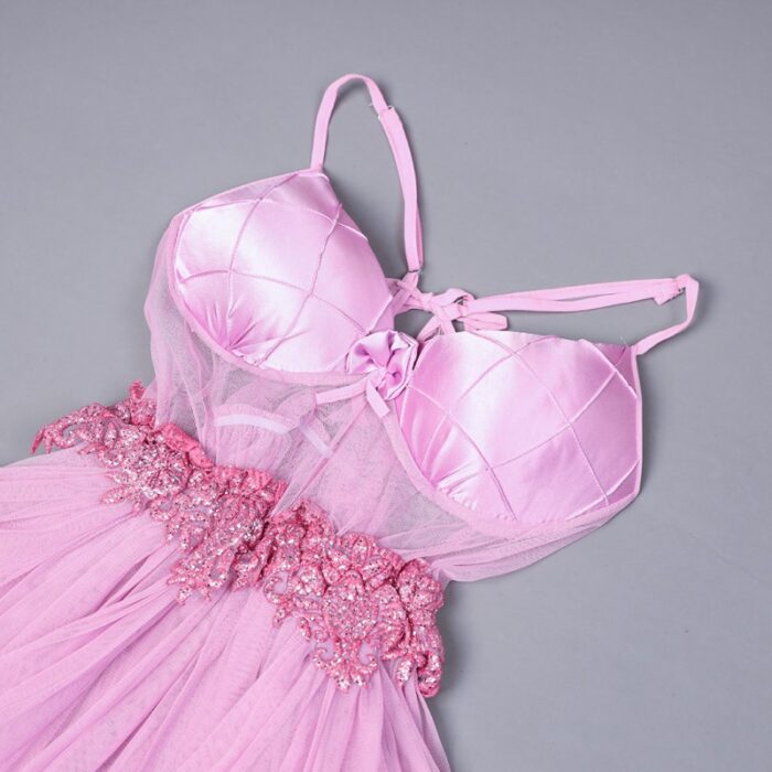 ⁦طقم لانجري لون نهدي One Size⁩ - الصورة ⁦3⁩