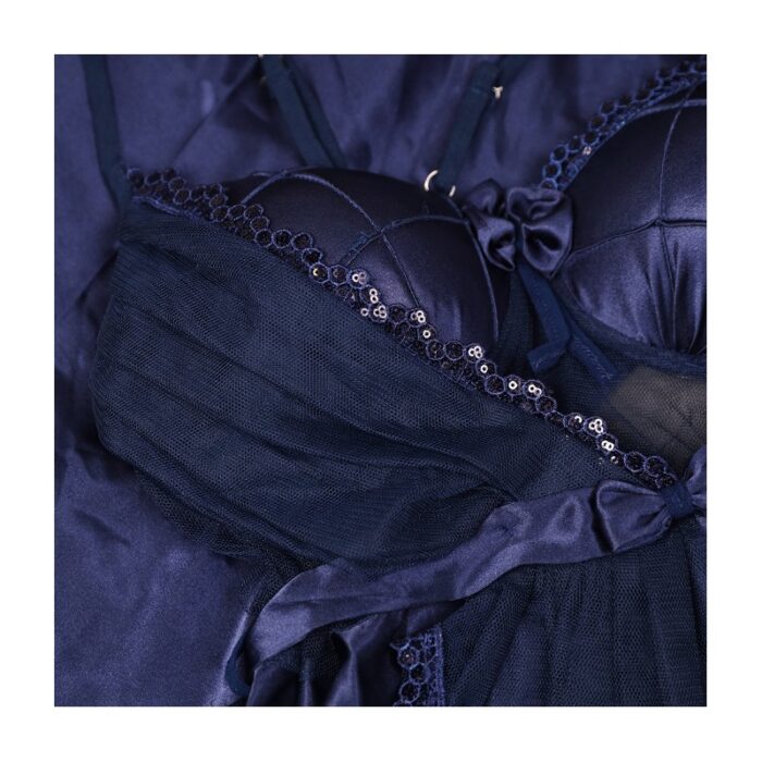 ⁦طقم لانجري لون كحلي One Size⁩ - الصورة ⁦2⁩