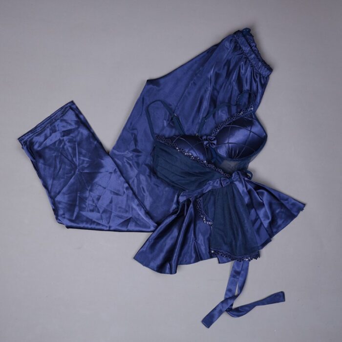 ⁦طقم لانجري لون كحلي One Size⁩ - الصورة ⁦4⁩