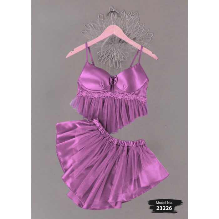 103375026_67dc639220fb2 طقم لانجري لون نهدي One Size - الصورة 1