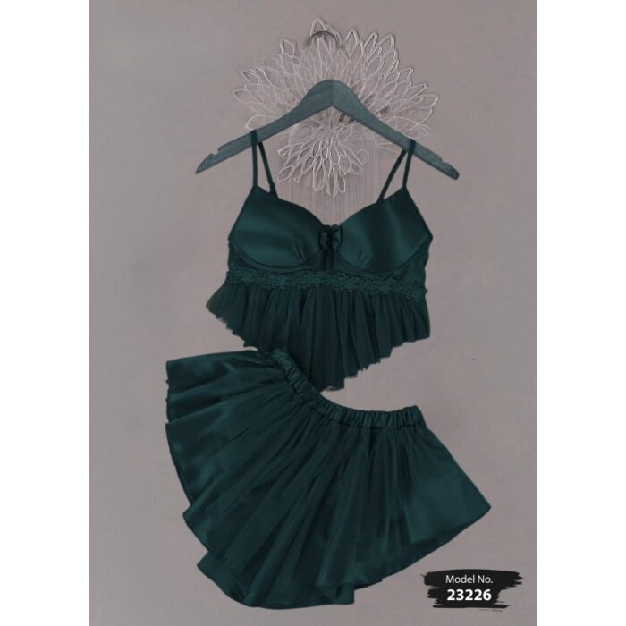 103375027_67dc63941e471 طقم لانجري لون أخضر One Size - الصورة 1