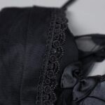 طقم لانجري لون أسود One Size