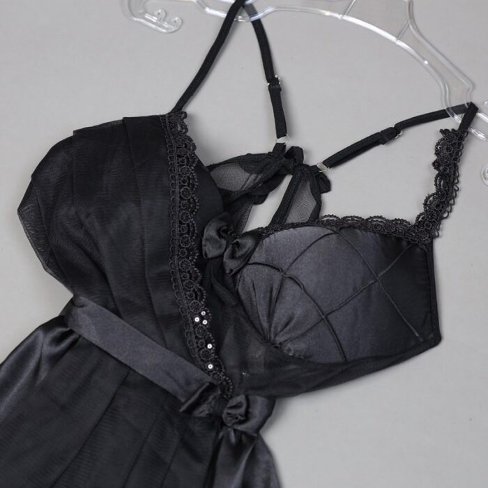 ⁦طقم لانجري لون أسود One Size⁩ - الصورة ⁦3⁩