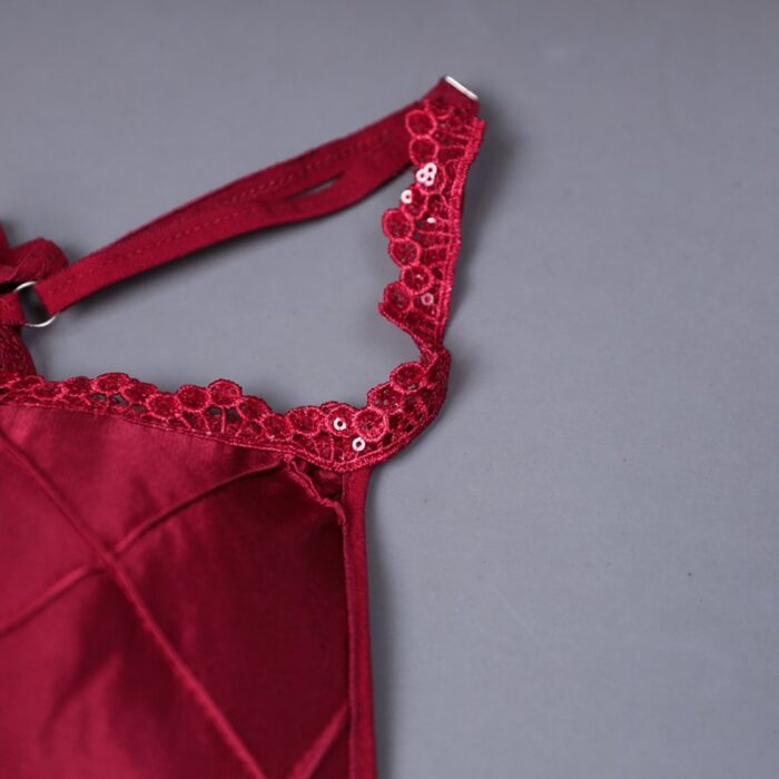 ⁦طقم لانجري لون خمري One Size⁩ - الصورة ⁦2⁩