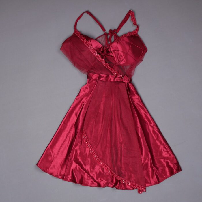 ⁦طقم لانجري لون خمري One Size⁩ - الصورة ⁦4⁩