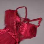 ⁦طقم لانجري لون خمري One Size⁩ - الصورة ⁦5⁩